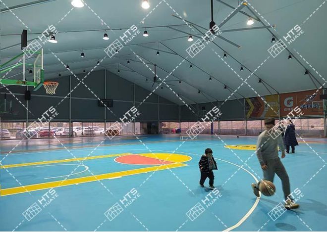 华烨体育篷房给你稳稳的课堂体验凯发k8登录大雨、强风也不怕(图3)